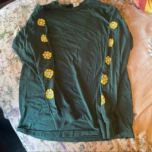 RipNDip long sleeve w/ floral sleeve